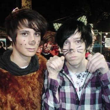 dan and phil, halloween 2009